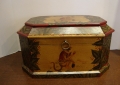 Hand Painted Wood Monkey Box