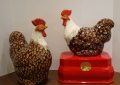 Ceramic Rooster Pair